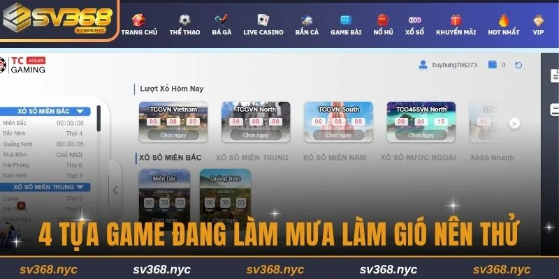 4 tựa game đang làm mưa làm gió nên thử