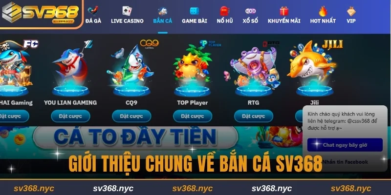 Giới thiệu đôi điều về bắn cá SV368