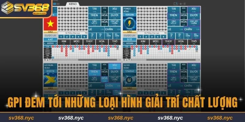 GPI đem tới những loại hình giải trí chất lượng, hấp dẫn