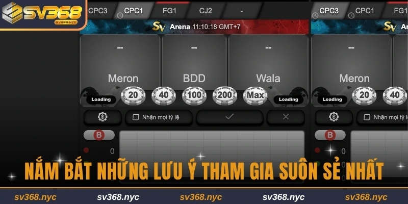 Nắm bắt những lưu ý tham gia suôn sẻ nhất