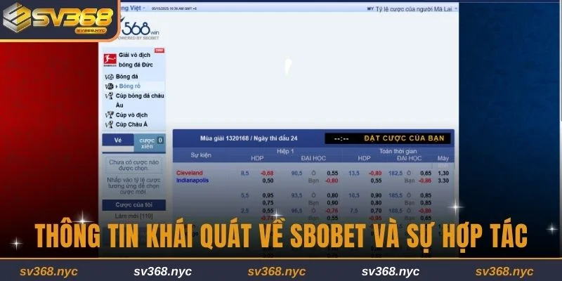 Những thông tin khái quát về Sbobet và sự hợp tác