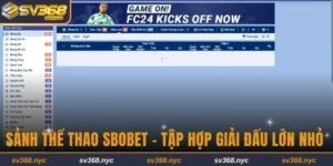 Sảnh Thể Thao Sbobet