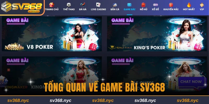 Tổng quan thông tin về game bài SV368