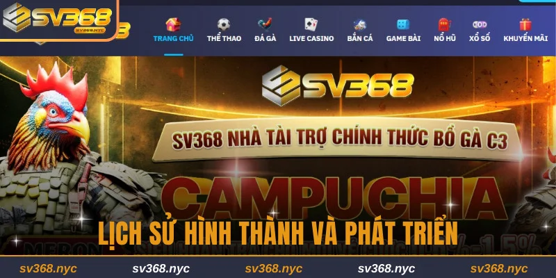 Về chúng tôi SV368 - lịch sử hình thành và phát triển
